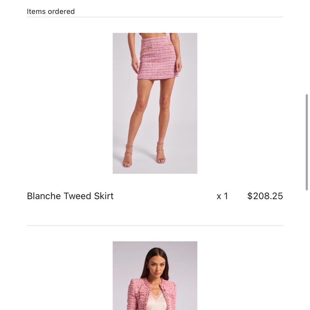 Generation Love Pink Tweed Blazer and Skirt Set, BNWT! - Picture 10 of 10